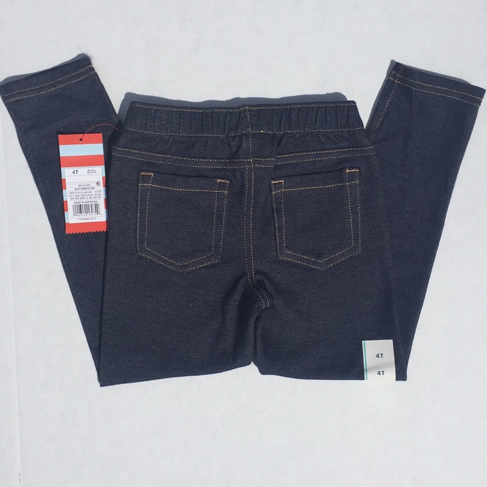 NWT Cat & Jack jean jeggings girls 4T leggings!